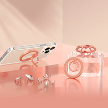 Заредете изображение във визуализатора на галерията – Kingxbar Katie series stylish magnetic holder stand for smartphone pink - TopMag
