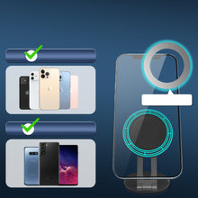 Заредете изображение във визуализатора на галерията – Kingxbar magnetic holder stand for smartphone MagSafe white (PQY-T1) - TopMag
