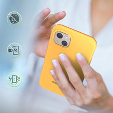 Заредете изображение във визуализатора на галерията – Choetech MFM Anti-drop case Made For MagSafe for iPhone 13 orange (PC0112-MFM-YE) - TopMag
