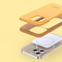 Заредете изображение във визуализатора на галерията – Choetech MFM Anti-drop Case Cover for iPhone 13 Pro Max orange (PC0114-MFM-YE) - TopMag
