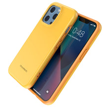 Заредете изображение във визуализатора на галерията – Choetech MFM Anti-drop Case Cover for iPhone 13 Pro Max orange (PC0114-MFM-YE) - TopMag
