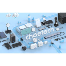 Заредете изображение във визуализатора на галерията – Choetech MagSafe induction charger + PD5005 adapter white (T517-F) - TopMag
