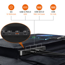 Заредете изображение във визуализатора на галерията – Choetech foldable solar charger 120W 1 x USB Type C / 2 x USB Type A (SC008) - TopMag
