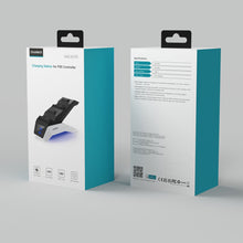 Заредете изображение във визуализатора на галерията – Choetech dual Sense PS5 Black + AC Charger (GM-PM02) - TopMag
