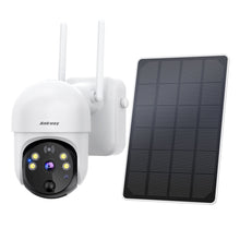 Заредете изображение във визуализатора на галерията – Choetech solar camera PTZ 14400mAh white (ASC002) - TopMag
