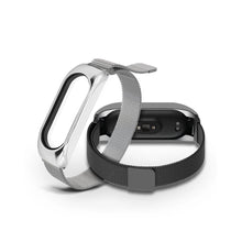 Заредете изображение във визуализатора на галерията – Replacement Metal Wristband Magnetic Bracelet Strap For Xiaomi Mi Band 6 / Mi Band 5 / Mi Band 4 / Mi Band 3 Gold Pink
