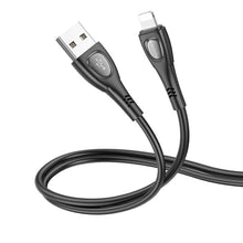 Заредете изображение във визуализатора на галерията – Borofone Cable BX98 Superior - USB to Lightning - 2,4A 1 metre black
