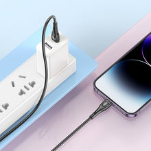 Заредете изображение във визуализатора на галерията – Borofone Cable BX98 Superior - Type C to Lightning - PD 27W 1 metre black
