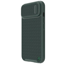Заредете изображение във визуализатора на галерията – Nillkin Textured S Case iPhone 14 Pro Max armored cover with camera cover dark green
