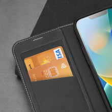 Заредете изображение във визуализатора на галерията – Dux Ducis Skin X2 case for iPhone 14 case with magnetic flap black

