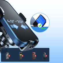 Заредете изображение във визуализатора на галерията – Joyroom car charger 15W QC3.0 double coil black (JR-ZS246-vent) - TopMag
