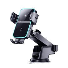 Заредете изображение във визуализатора на галерията – JoyroomJR-ZS246 Dual-Coil Wireless Car Charger Holder (Dashboard)-Black - TopMag
