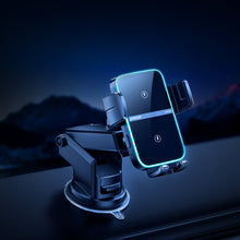 Заредете изображение във визуализатора на галерията – JoyroomJR-ZS246 Dual-Coil Wireless Car Charger Holder (Dashboard)-Black - TopMag
