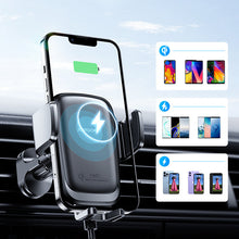Заредете изображение във визуализатора на галерията – Joyroom JR-ZS243 Wireless Car Charger Mount (Air Vent)-Black - TopMag
