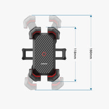 Заредете изображение във визуализатора на галерията – Joyroom phone holder for bike / scooter black (JR-ZS288) - TopMag

