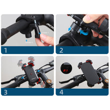Заредете изображение във визуализатора на галерията – Joyroom phone holder for bike / scooter black (JR-ZS288) - TopMag
