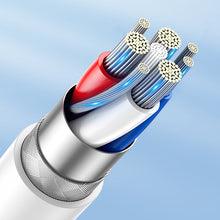 Заредете изображение във визуализатора на галерията – Joyroom uSB Type C Cable - Lightning 27W PD 2m White (S-M431) - TopMag
