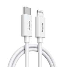 Заредете изображение във визуализатора на галерията – Joyroom uSB Type C Cable - Lightning 27W PD 2m White (S-M431) - TopMag
