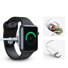 Заредете изображение във визуализатора на галерията – Joyroom uSB Type C 20W PD cable with inductive charger for Apple Watch 1.5m white (S-IW005) - TopMag
