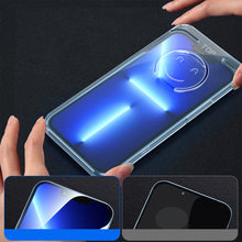 Заредете изображение във визуализатора на галерията – Joyroom tempered glass with mounting kit for iPhone 13/13 Pro 6.1 "transparent (JR-PF972) - TopMag
