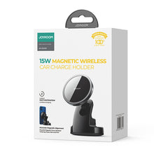 Заредете изображение във визуализатора на галерията – Joyroom 15W magnetic wireless charger for smartphones with MagSafe black (JR-ZS240) - TopMag
