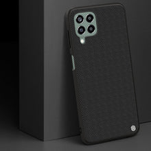 Заредете изображение във визуализатора на галерията – Nillkin Textured Case Durable reinforced case with a gel frame and nylon on the back for Samsung Galaxy M33 5G black - TopMag
