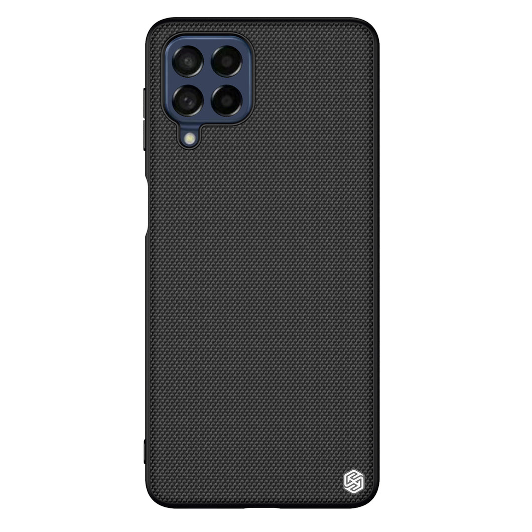 Nillkin Textured Case Durable reinforced case with a gel frame and nylon on the back Samsung Galaxy M53 5G black - TopMag