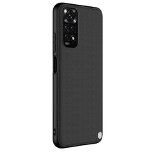 Заредете изображение във визуализатора на галерията – Nillkin Textured Case Durable reinforced case with a gel frame and nylon on the back Xiaomi Redmi Note 11S / Note 11 black - TopMag
