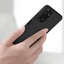 Заредете изображение във визуализатора на галерията – Nillkin Textured Case Durable reinforced case with a gel frame and nylon on the back Xiaomi Redmi Note 11S / Note 11 black - TopMag
