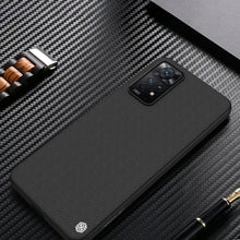 Заредете изображение във визуализатора на галерията – Nillkin Textured Case Durable Reinforced Case with Gel Frame and Nylon on the Back Xiaomi Redmi Note 11 Pro / Note 11 Pro 5G / Note 11E Pro black - TopMag
