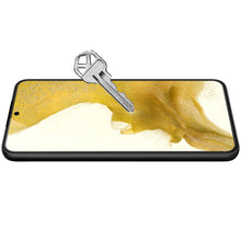 Заредете изображение във визуализатора на галерията – Nillkin CP + PRO ultra-thin full screen tempered glass with 0.2mm 9H frame Samsung Galaxy S22 + (S22 Plus) black - TopMag
