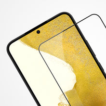 Заредете изображение във визуализатора на галерията – Nillkin CP + PRO ultra-thin full screen tempered glass with 0.2mm 9H frame Samsung Galaxy S22 + (S22 Plus) black - TopMag
