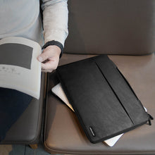Заредете изображение във визуализатора на галерията – Nillkin 2in1 MacBook bag 14 '' case laptop sleeve stand black - TopMag
