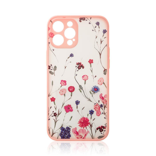 Design Case for iPhone 12 Pro Max flower pink - TopMag