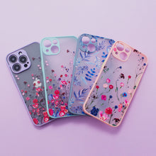 Заредете изображение във визуализатора на галерията – Design Case for iPhone 13 blue flower case - TopMag
