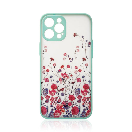 Design Case for iPhone 13 Pro flower blue - TopMag