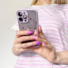 Заредете изображение във визуализатора на галерията – Design Case for iPhone 12, a flower case dark blue - TopMag
