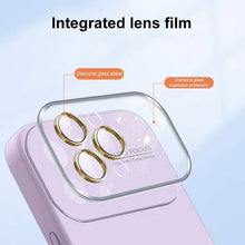 Заредете изображение във визуализатора на галерията – Soft Silicone Lens Case for Iphone 12 light purple
