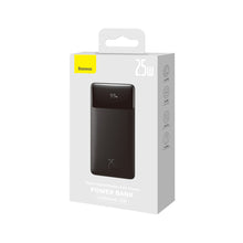 Заредете изображение във визуализатора на галерията – Powerbank 10000mAh USB / USB C 25W PD QC + USB C 60W Cable Baseus Bipow - black
