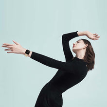 Заредете изображение във визуализатора на галерията – Xiaomi QCY GTS S2 stylish smartwatch black
