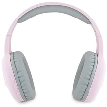 Заредете изображение във визуализатора на галерията – Hello Kitty Metal Logo Bluetooth on-ear headphones - pink

