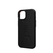 Заредете изображение във визуализатора на галерията – ( uag ) urban armor gear civilian гръб за iphone 13 / 14 compatible with magsafe black
