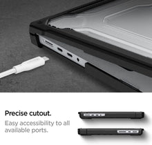 Заредете изображение във визуализатора на галерията – Spigen RUGGED ARMOR MACBOOK PRO 14 2021-2023 MATTE BLACK
