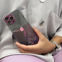 Заредете изображение във визуализатора на галерията – Marble Case for iPhone 13 Pro Gel Cover Marble Pink - TopMag
