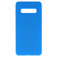 Заредете изображение във визуализатора на галерията – Silicone Lite Case for Samsung Galaxy S10 blue
