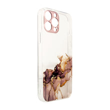 Заредете изображение във визуализатора на галерията – Marble Case for iPhone 13 Pro Max Gel Cover Marble Brown - TopMag
