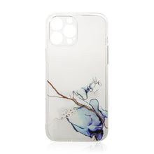 Заредете изображение във визуализатора на галерията – Marble Case for iPhone 13 Pro Gel Cover Marble Blue - TopMag
