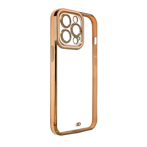 Fashion Case Case for Samsung Galaxy A12 5G Gold Frame Gel Cover Gold - TopMag
