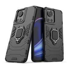 Заредете изображение във визуализатора на галерията – Ring Armor armored hybrid case cover + magnetic holder for OnePlus Ace black - TopMag
