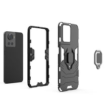 Заредете изображение във визуализатора на галерията – Ring Armor armored hybrid case cover + magnetic holder for OnePlus Ace black - TopMag
